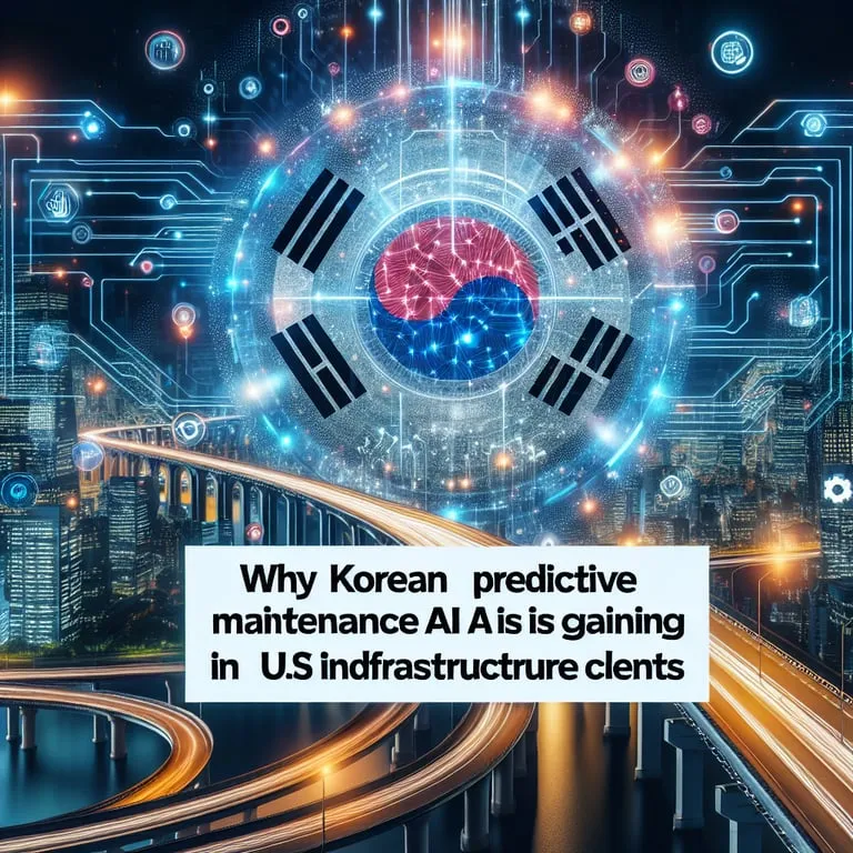 Why Korean Predictive Maintenance AI Is Gaining US Infrastructure Clients