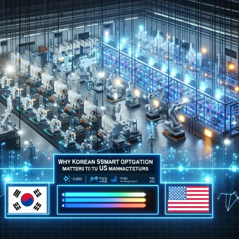 Why Korean Smart Factory Energy Optimization Matters to US Manufacturers